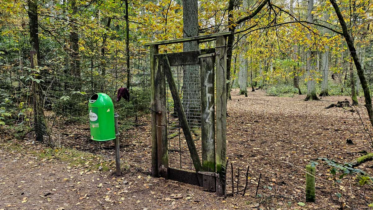 Eingang zum Hundefreilauf